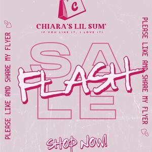 LIVE SHOW FLYER- Join me to shop & share 💕 No Theme